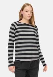Топ camel active GESTREIFTES MIT RAGLANÄRMELN, Caviar/Black