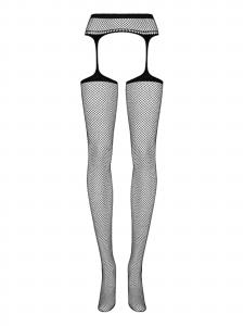 Obsessive Чулки с подвязками 'S501' в черном цвете