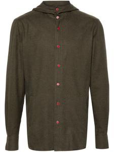 Kiton худи в ломаную клетку, зеленый