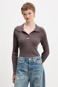 Свитер Tommy Jeans, коричневый