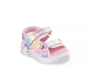 Сандалии со светящейся подсветкой Skechers S-Lights Unicorn Dreams Majestic Bliss — детские, разноцветные