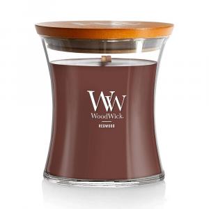 Свеча WoodWick Redwood среднего размера «Песочные часы», цвет Dark Red