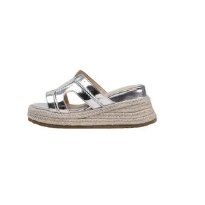 WUJI Устойчивые к запаху и истиранию слайдеры для женщин серебристые, цвет Silver