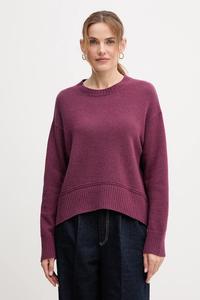 Свитер из смесовой шерсти United Colors Of Benetton, фиолетовый