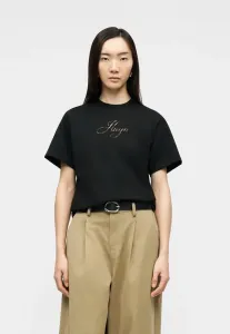 Винтажная футболка с принтом Hugo, Black