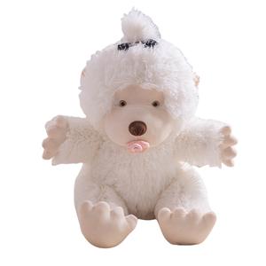 Милые и очаровательные плюшевые обезьянки высотой 35см/50см MLING, белый