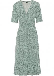 Трикотажное платье из экологически чистой вискозы Bodyflirt, зеленый