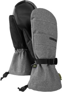 Мужские утепленные, теплые и водонепроницаемые варежки Burton Profile с сенсорным экраном, Monument Heather