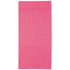 Маленькое облако Полотенце Royal, 1 шт. (70/140 см) однотонное, с бордюром, мягкое, также доступно в различных наборах Kleine Wolke, розовый