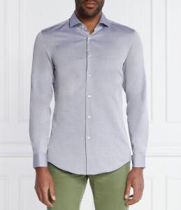 Рубашка BOSS BLACK H-HANK Slim Fit, синий
