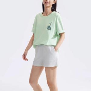 Футболка унисекс светло-аквамариновая THE NORTH FACE