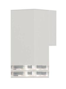 Светодиодный уличный настенный светильник MeineWunschleuchte Weiß, Höhe 19cm, белый