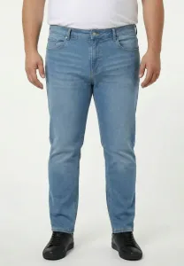 Легкие джинсы flexlastic с пятью карманами и прямым кроем. Men Plus, Light Blue