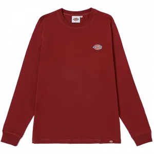 Футболка унисекс темно-кирпичного цвета Dickies, цвет Dark brick color