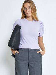 Футболка пастельно-сиреневого цвета minus