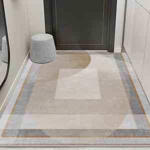 Budis Ковер 120х160 см из ПВХ, для прихожей, водонепроницаемый, нескользящий, моющийся, утолщенный, износостойкий, в стиле Nordic Light Luxury, Echo [Flocked]