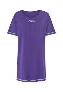 Ночная рубашка LSCN by LASCANA, фиолетовый