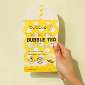Bubble T, тканевая маска, тропическая с алоэ вера и ниацинамидом