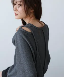 Толстовка с многослойной отделкой кантом