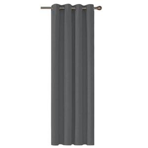 Штора HOOMstylen Blickdicht mit Ösen, 1x270x140 см, темно-серый