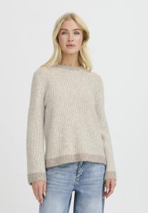 Джемпер b.young BMMMINNA STRIPED JUMPER, Walnut Mix/Beige