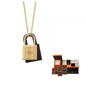 О'Келли металлические колье женские black gold HERMES, черный золотой