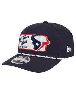 Мужская темно-синяя кепка Houston Texans Chant 9SEVENTY Stretch-Snap New Era