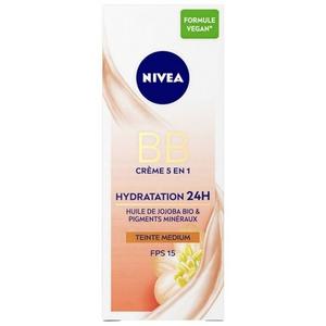 Увлажняющий тонирующий крем для лица, средний оттенок, SPF 15, 50 мл Nivea