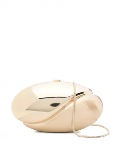 Овальный клатч Ameera с металлическим эффектом Simkhai, золотой