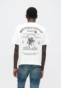 Футболка Jack & Jones JCOCREST BACK PRINT TEE CREW NECK, Bright White/White