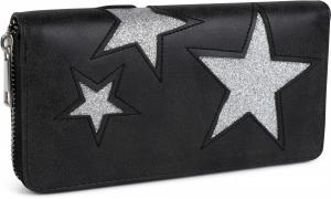 Кошелек styleBREAKER, цвет Schwarz/Stern Silber