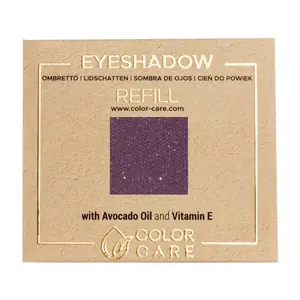 Тени для век с веганскими блестками - 056 свекла Color Care Glitter - Violet Blue, 2 гр