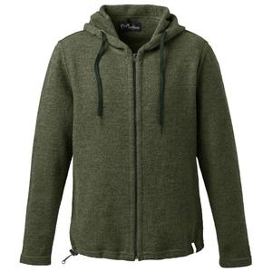 Kian - толстовка с капюшоном из мериносовой шерсти Mufflon, Forest