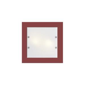 Потолочный светильник Lumicom, 41x41x6 см, красный