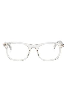 Очки в квадратной оправе Saint Laurent Eyewear, белый