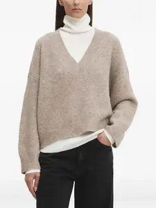 Свитер Alpha GZ с V-образным вырезом Gestuz, нейтральный