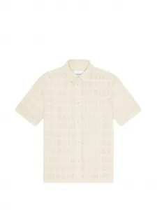 Сетчатая рубашка Charlie Les Deux, бежевый