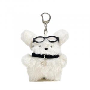 Очаровательный стеклянный брелок для рюкзака в виде щенка плюшевая кукла подвеска высотой 6см 77 SEVEN DREAM