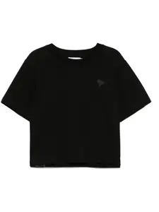 Футболка с вышитым логотипом Izzue, черный