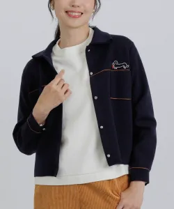 Вязаная куртка из смесовой шерсти Studio Picone, цвет Navy (060)