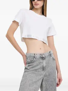 Футболка с логотипной лентой Patrizia Pepe, белый