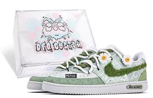 Nike Court Vision 1 Box, Fang Grassland легкие нескользящие низкие кроссовки для скейтбординга мужские green white