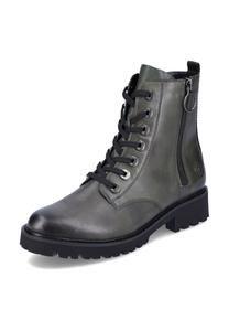 Ботильоны из гладкой кожи Remonte, темно-зеленый