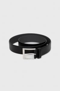 Кожаный ремень Boss, черный