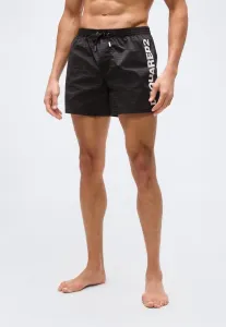 Плавки-Шорты миди sunset chaser Dsquared2, Black/White