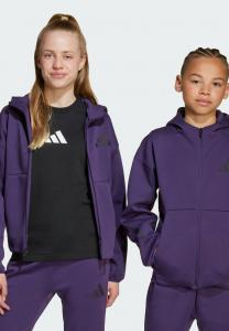 Толстовка Adidas Sportswear Zip-up sweatshirt, Aurora Plum/Aurora Black/Purple