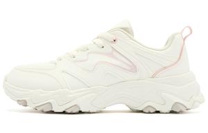 QIAODAN Женские кроссовки с низким верхом, устойчивые к истиранию и противоскользящие, повседневные, цвета слоновой кости и розового золота