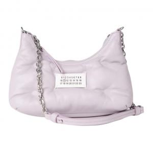 Maison Margiela Сумка через плечо Glam Slam из натуральной кожи Nappa, кросс-боди Extra Mini женская светло-фиолетовая