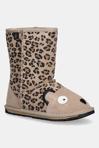 Детские замшевые зимние сапоги Cheetah Emu Australia, бежевый