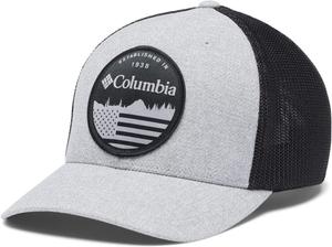 Columbia мужская кепка Colm Mesh, Columbia Grey Heather/Black/Flag